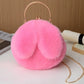 rabbit shaped soft handbag