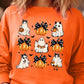 Cute Ghost Fall Pumpkin Graphic Fleece Sweatshirts