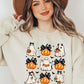 Cute Ghost Fall Pumpkin Graphic Fleece Sweatshirts