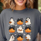 Cute Ghost Fall Pumpkin Graphic Fleece Sweatshirts