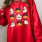 Cute Ghost Fall Pumpkin Graphic Fleece Sweatshirts