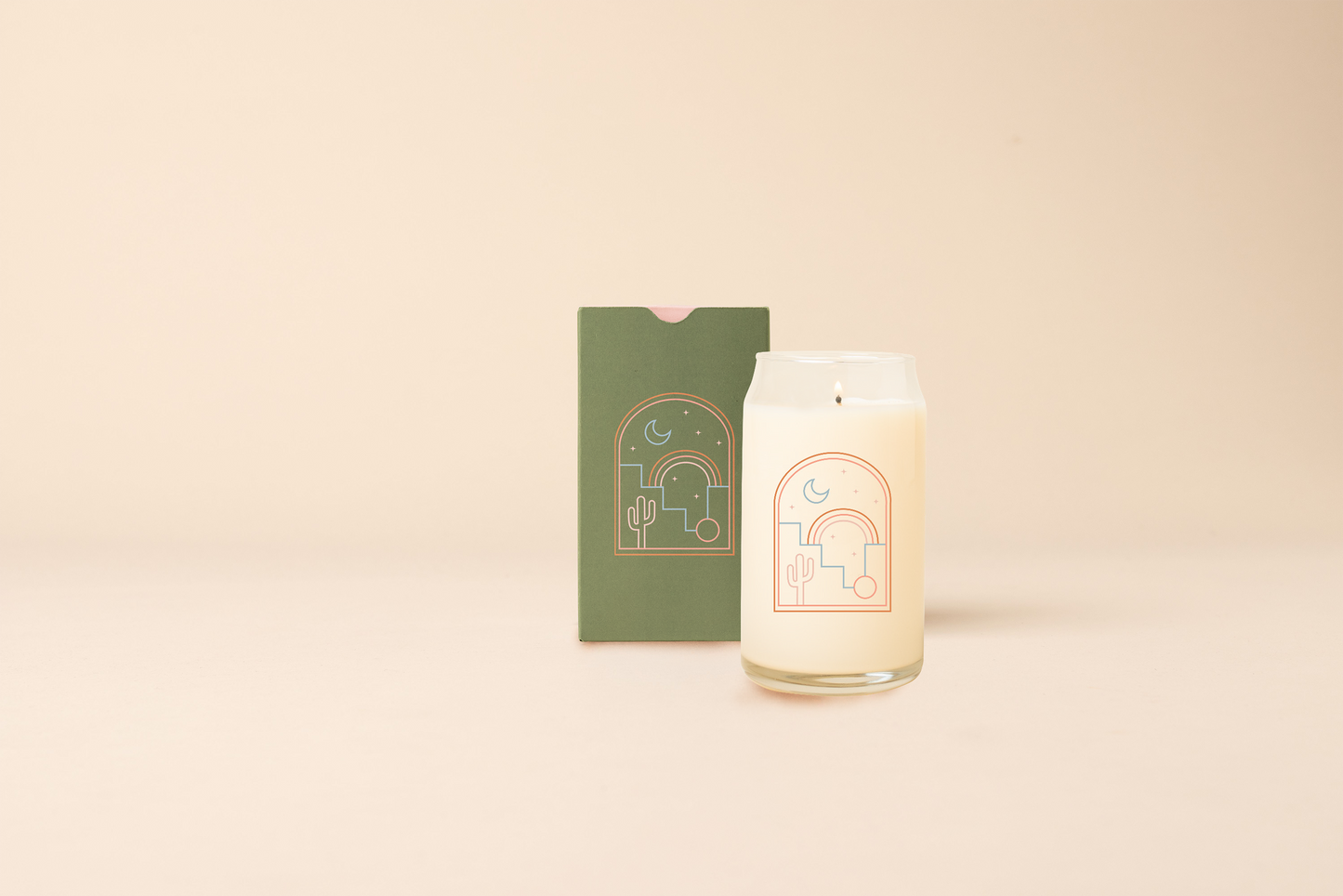 Candle Can Glass - Toot Sayings: Trust Your Vibes