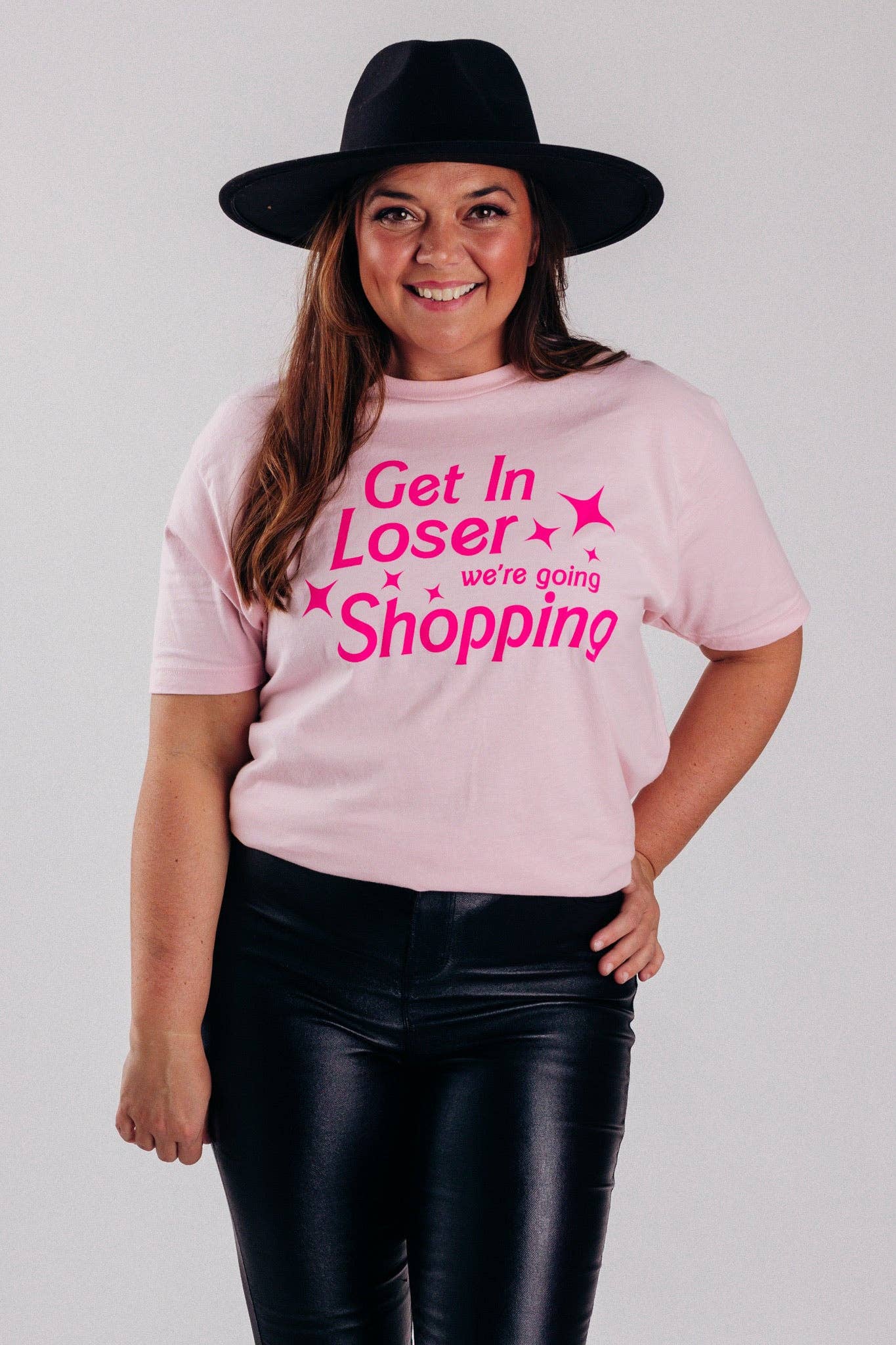 GET IN LOSER WE'RE GOING SHOPPING GRAPHIC TEE