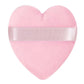 Light Pink Heart Cosmetic Puff