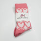 Pink Heart Socks