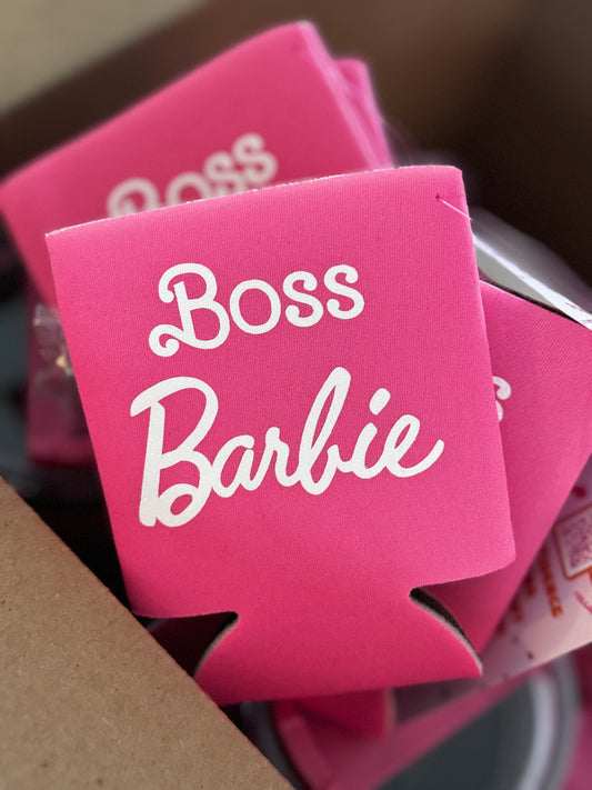 Boss Barbie Can Coolers