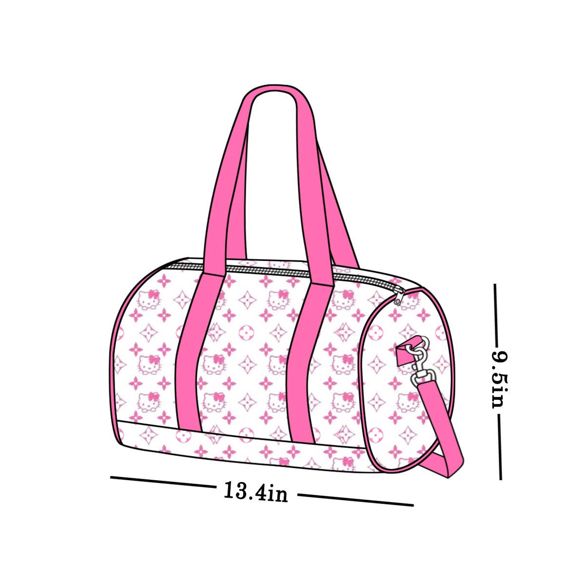 SMALL Hello Kitty DUFFLE BAG!!