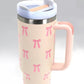 Insulated Bow cup with handle 40oz