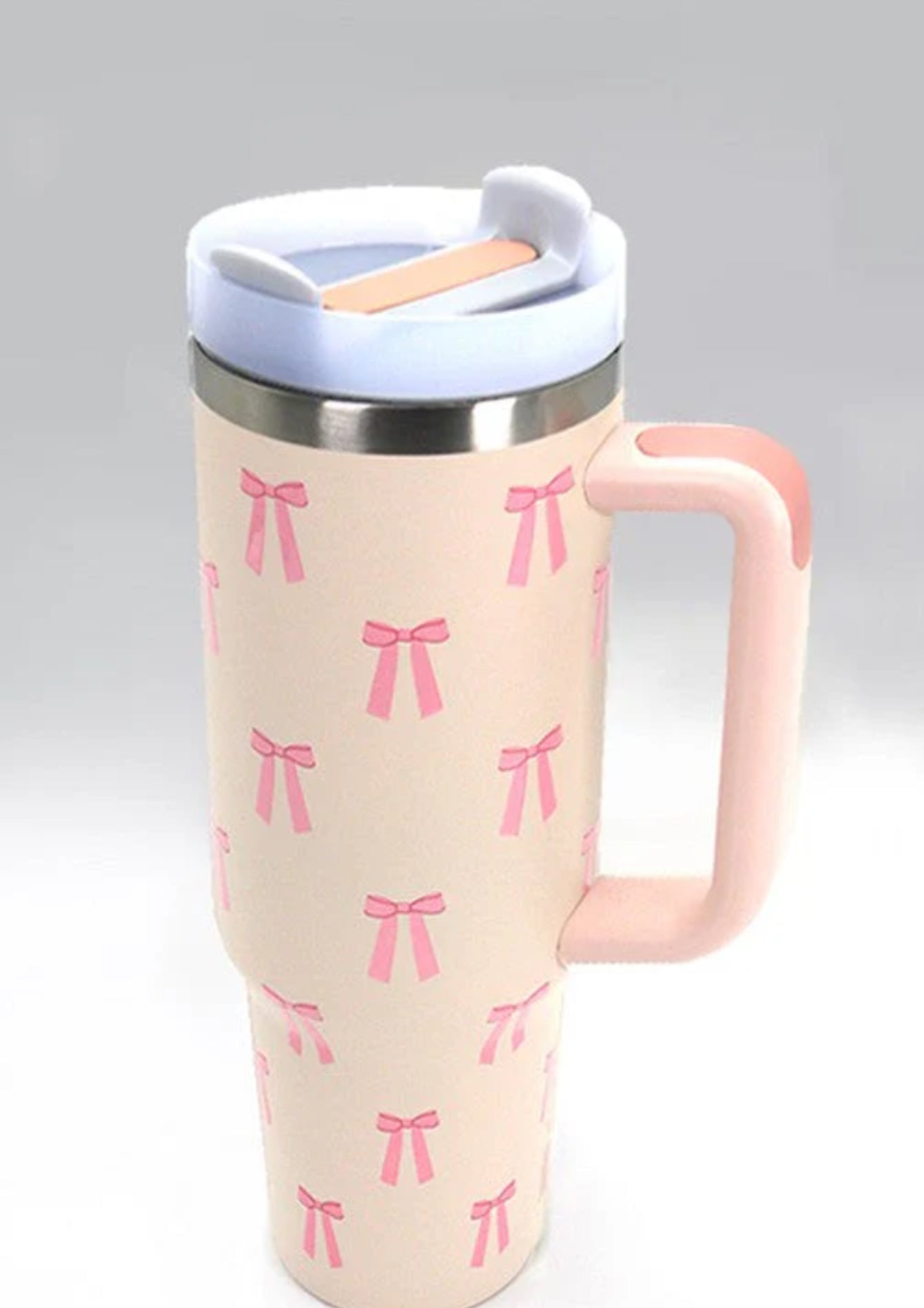Insulated Bow cup with handle 40oz