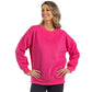 Hot Pink Sweatshirt: Hot Pink / S
