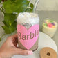 Barbie Heart Glass Cup: 20oz / Glass only