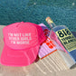 I'm Not Like Other Girls I'm Worse Trucker Hats - Summer Hat: Hot pink/white