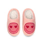 Kids Pink Happy Slippers: BIG KIDS 1-3